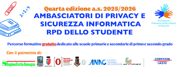 2025/2026 AMBASCIATORI DI PRIVACY E SICUREZZA INFORMATICA RPD DELLO STUDENTE